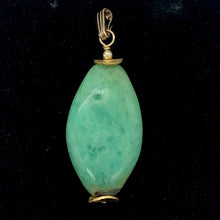 Load image into Gallery viewer, Glowing Green Marquis Cut Chrysoprase 14K Gold Filled Pendant | 1 5/8" Long|