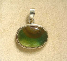 Load image into Gallery viewer, Beautiful Natural Multi-Color Oval Fluorite & Sterling Silver Pendant 5860 - PremiumBead Alternate Image 2