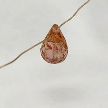 Load image into Gallery viewer, Imperial Topaz 1.4ct Briolette | 8x5mm | Pink Orange | 1 Bead |
