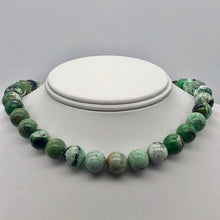 Load image into Gallery viewer, Very Rare Spiderweb Green Turquoise 12mm Bead Strand 107535 - PremiumBead Alternate Image 2