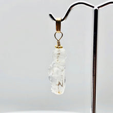 Load image into Gallery viewer, Quartz Goddess of Willendorf 14Kgf Pendant |1.38" Long | Green | - PremiumBead Alternate Image 5