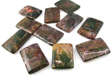 Load image into Gallery viewer, Wild Red Devil Jasper Rectangle Pendant Bead 6653A - PremiumBead Primary Image 1