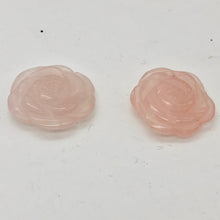 Load image into Gallery viewer, Bloomin' 2 Carved Rose Quartz Rose Flower Beads 9290RQ