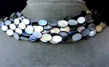 Load image into Gallery viewer, Hot Tahitian Mother of Pearl Flat Oval Bead Strand 104354 - PremiumBead Alternate Image 2