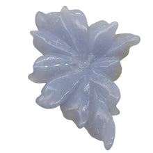 Load image into Gallery viewer, 40.7cts Hand Carved Blue Chalcedony Flower Bead | 51x36x4mm |