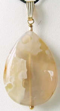 Load image into Gallery viewer, Made in The USA Natural Untreated Lacy Laguna Agate with 14Kgf Pendant 9961B - PremiumBead Alternate Image 4