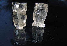 Load image into Gallery viewer, 2 Wisdom Carved Quartz Owl Beads - PremiumBead Alternate Image 3