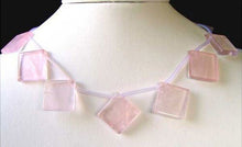 Load image into Gallery viewer, Designer Natural Rose Quartz Brio 20x28mm Bead Strand 110448 - PremiumBead Primary Image 1