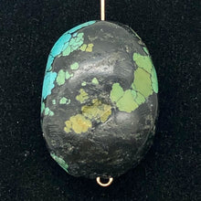 Load image into Gallery viewer, Natural Turquoise Nugget Focus Master 44cts Bead | 25x19x13 | Blue Brown| 1 Bead