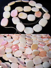 Load image into Gallery viewer, Rare Pink Conch Shell 17-20x15mm Rectangle Bead Strand 109833 - PremiumBead Primary Image 1
