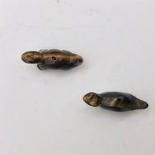 Load image into Gallery viewer, Dinosaur 2 Carved Tiger's Eye Diplodocus Beads | 25x11.5x7.5mm | Golden - PremiumBead Alternate Image 9