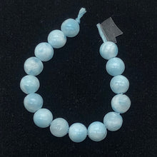 Load image into Gallery viewer, Natural Hemimorphite Faceted Round Beads | 5mm | Blue | 15 Bead(s)