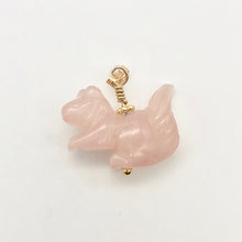 Load image into Gallery viewer, Charm! Rose Quartz Squirrel 14kgf Pendant - PremiumBead Alternate Image 8