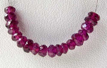 Load image into Gallery viewer, Merlot 2 Mozambique Garnet Faceted Roundel Beads 7658 - PremiumBead Primary Image 1