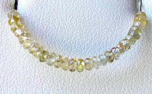 Load image into Gallery viewer, 5 Dazzling Yellow Zircon Faceted Roundel Beads 007454B - PremiumBead Alternate Image 2