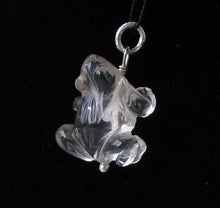 Load image into Gallery viewer, Ribbit! Natural Quartz Frog Solid Sterling Silver Pendant 509266QZS - PremiumBead Primary Image 1