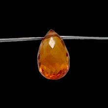 Load image into Gallery viewer, Sapphire, Faceted Padparadscha .6ct Briolette | 5.7x3.5mm | Orange | 1 Bead |