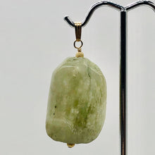 Load image into Gallery viewer, Kunzite14K Gold Filled Pendant Hexagonal Pendant | 1 3/4" Long | Green | 1 Pendant