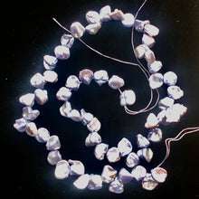 Load image into Gallery viewer, Baby Blue Keishi FW Pearl 12 1/2" Strand | 9x6x3 to 7x7x4mm | Blue | 62pearls |