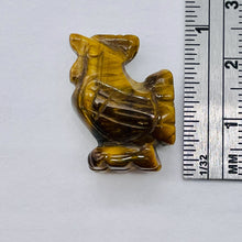 Load image into Gallery viewer, Cock A Doodle Doo Carved Tigereye Rooster Beads