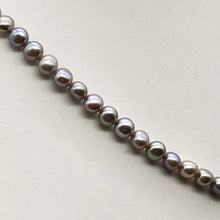 Load image into Gallery viewer, Shimmering Platinum 5.5x4mm Freshwater Pearl Strand 102989 - PremiumBead Alternate Image 2