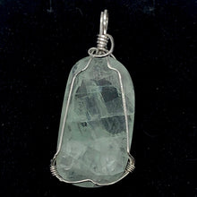 Load image into Gallery viewer, 11 Gram Green Fluorite Silver Wire-Wrapped Pendant | 1 3/4" Long |