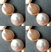 Load image into Gallery viewer, Natural Peach 12mm FW Coin Pearl 8 inch Strand 4765HS - PremiumBead Alternate Image 3