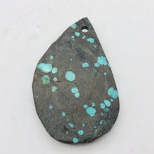 Load image into Gallery viewer, Speckled Turquoise Drop Pendant Bead | 59x36x7.5mm | Turquoise | 8658E - PremiumBead Alternate Image 9