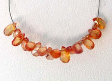 Load image into Gallery viewer, 1 Mandarin Orange Sapphire Faceted Briollete Bead 6091 - PremiumBead Primary Image 1
