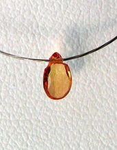 Load image into Gallery viewer, 1 Mandarin Orange Sapphire Faceted Briollete Bead 6091 - PremiumBead Alternate Image 2