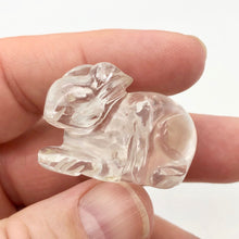 Load image into Gallery viewer, Carved Clear Quartz Bunny Rabbit Figurine | 1 5/8x1x1" | Quartz | 8070 - PremiumBead Alternate Image 8