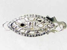 Load image into Gallery viewer, Intricate Lace Sterling Silver Locking Pearl Clasp 9215 - PremiumBead Primary Image 1