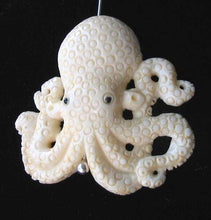 Load image into Gallery viewer, Captain Nemo Carved Octopus Waterbuffalo Bone Bead 10358 - PremiumBead Alternate Image 4