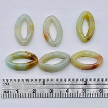 Load image into Gallery viewer, Picture Frame Amazonite Oval Bead 8 inch Strand 9368CHS