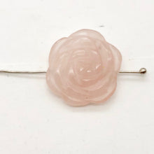 Load image into Gallery viewer, Bloomin' 2 Carved Rose Quartz Rose Flower Beads 9290RQ