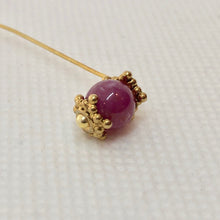 Load image into Gallery viewer, 4 Precious Vermeil Star Bead Caps 8203 - PremiumBead Alternate Image 2