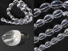 Load image into Gallery viewer, Sparkling Designer Faceted 18x13mm Quartz Bead Strand 109397 - PremiumBead Primary Image 1