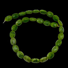Load image into Gallery viewer, Intense Faceted Moss Jade Focal 14x10x6mm Bead Strand 102482