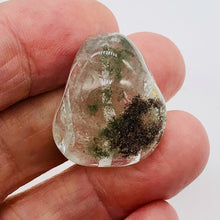 Load image into Gallery viewer, Lodalite Quartz Oval Pendant Figurine Bead | Clear Included|1 Bead| 29x23x18 mm|