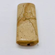 Load image into Gallery viewer, Earthy Leopard Skin Jasper Rectangle Bead | 40x16x7mm | 1 Bead |