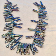Load image into Gallery viewer, Moonlight Head Drilled Stick FW Pearl Strand 103923 - PremiumBead Alternate Image 2