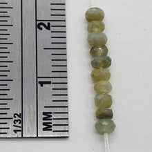 Load image into Gallery viewer, Alexandrite Cats Eye Faceted Rondell Parcel | 3 mm | Green | 10 Beads |