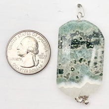 Load image into Gallery viewer, Ocean Jasper Sterling Silver Pendant | 2 1/4 Inch Long |