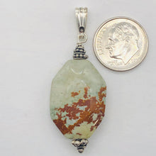 Load image into Gallery viewer, Owyhee Jasper Sterling Silver Drop Pendant | 1 3/4" Long| Gray/Brown| 1 Pendant|
