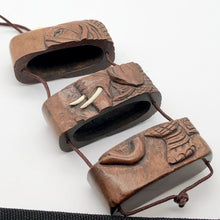 Load image into Gallery viewer, Hand Carved Elephant Boxwood 3-part Inro Purse - PremiumBead Alternate Image 3