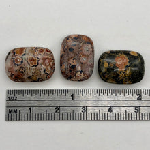 Load image into Gallery viewer, Wild 3 Leopard Skin Jasper Rectangle Beads 7364