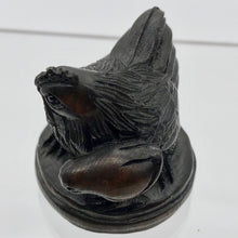 Load image into Gallery viewer, Chicken Hen with Chick Dark Teak Ojime/Netsuke Bead - PremiumBead Primary Image 1
