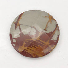 Load image into Gallery viewer, Picture Jasper Round Coin Stone | 50x10mm | Red Gray | 1 Pendant Bead |