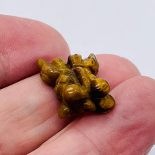Load image into Gallery viewer, Wondrous 2 Carved Tiger Eye Gold Fish Beads