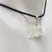 Load image into Gallery viewer, Carved Natural Quartz Bear and Sterling Silver Pendant 509252QZS - PremiumBead Alternate Image 3